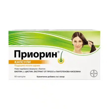 ПРИОРИН ПРОТИВ КОСОПАД Х 60 КАПСУЛИ