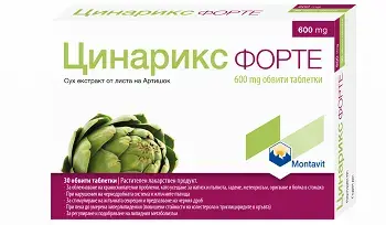 ЦИНАРИКС ФОРТЕ ТАБЛЕТКИ С АРТИШОК Х 60 Montavit