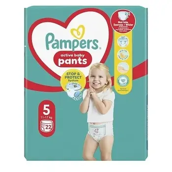 Памперс-гащички Active Baby Pants размер 5 – 12 до 17 кг 22бр