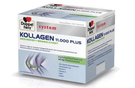 Doppel Herz system Колаген за нормална функция на ставен хрущял и кости 11.000 x 30 флакона