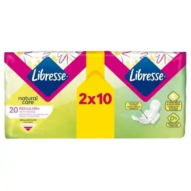 Libresse Natural Care Normal DUO Дамски превръзки Нормал Дуо x 20