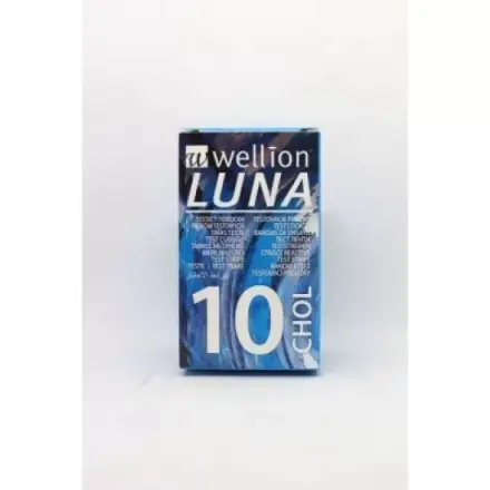 Wellion Luna CHOL тест ленти за холестерол x 10 броя