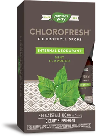 Nature’s Way ХЛОРОФРЕШ ХЛОРОФИЛОВИ КАПКИ (БЕЗ АЛКОХОЛ) 59 ml/83 дози