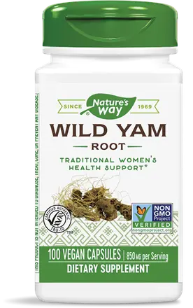 Nature’s Way ДИВ ЯМ/СЛАДЪК КАРТОФ (корен) 425 mg Wild Yam 100 капсули