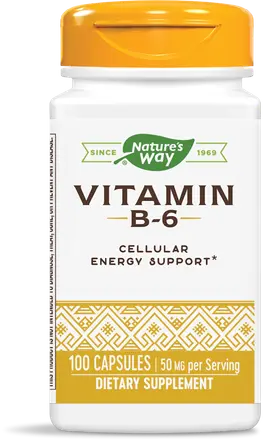 Nature’s Way ВИТАМИН B-6 50 mg Vitamin B-6 100 капсули