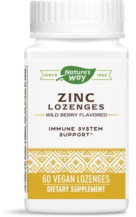 Nature’s Way ЦИНК 23 mg (С ЕХИНАЦЕЯ И ВИТАМИН С) Zinc Lozenges Echinacea & Vitamin С 60 таблетки