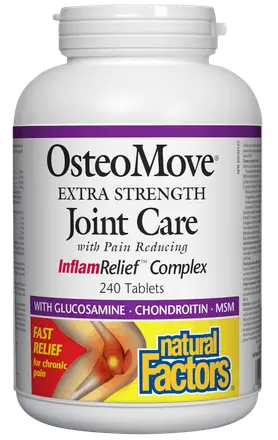 Natural Factors ОСТЕОМУУВ СУПЕР ГРИЖА ЗА СТАВИТЕ 1431 mg OsteoMove 240 таблетки