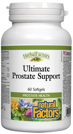 Natural Factors ULTIMATE PROSTATE SUPPORT 410 mg КОМПЛЕКСНА ГРИЖА ЗА ПРОСТАТА 60 софтгел капсули