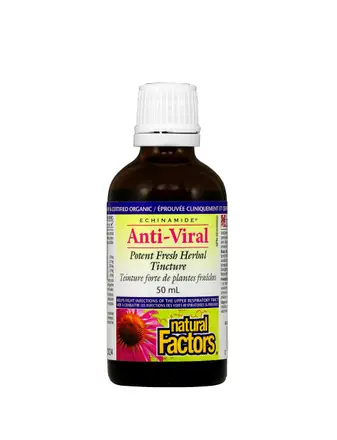 Natural Factors АНТИ-ВИРАЛ БИЛКОВА ТИНКТУРА Anti-Viral Potent Fresh Herbal Tincture 50 ml