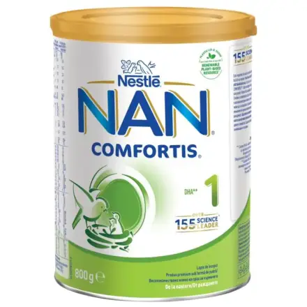 Nestle NAN Comfortis 1 Адаптирано мляко на прах за кърмачета 0-6М 800гр