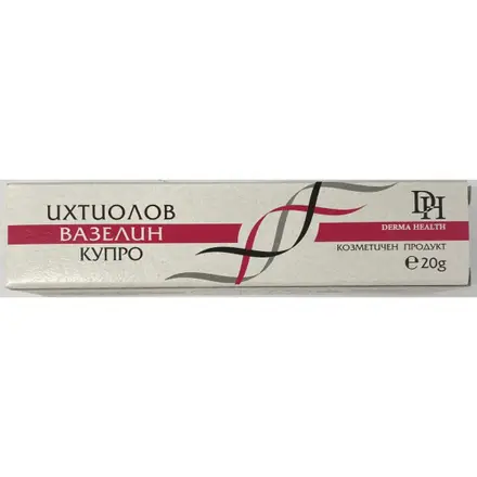 ИХТИОЛОВ ВАЗЕЛИН 8% 20 г КУПРО