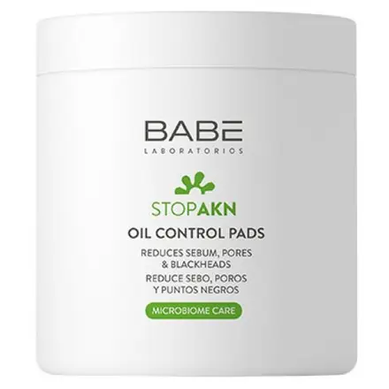 BABE STOP AKN Oil Control Pads почистващи тампони за лице против омазняване за мазна и акнеична кожа х 60 бр