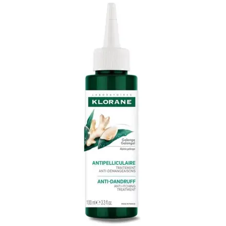 KLORANE ANTI-DANDRUFF ANTI-ITCH TREATMENT WITH GALANGAL успокояващ лосион против пърхот с галангал 100 мл
