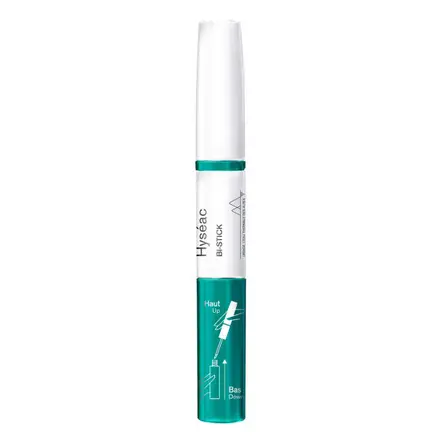 URIAGE HYSEAC BI-STICK LOCAL SKINCARE стик-коректор за лице с двойно действие за третиране на локални несъвършенства от акне 3мл