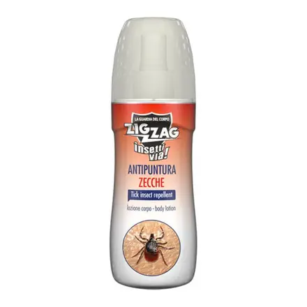ЗИГ ЗАГ ZECCHE репелентен лосион против насекоми и кърлежи без миризма 100 мл