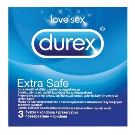 ПРЕЗЕРВАТИВИ DUREX EXTRA SAFE х 3 бр