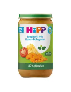 HIPP 62502 БИО Спагети болонезе с леща, пюре, 250 гр