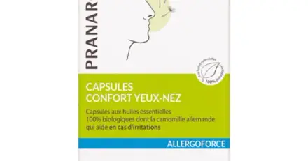 ПРАНАРОМ АЛЕРГОФОРС КОМФОРТ НА ОЧИТЕ И НОСА капсули 30 броя / PRANAROM ALERGOFORCE EYES AND NOSE COMFORT