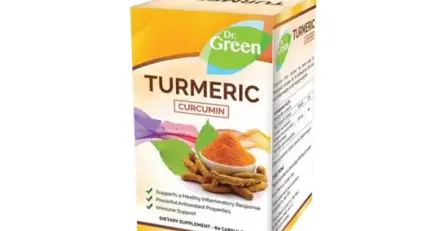 КУРКУМА капсули 60 броя / DR. GREEN TURMERIC capsules 60