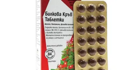 ФЛОРАДИКС БИЛКОВА КРЪВ - ЖЕЛЯЗО, ФОЛИЕВА КИСЕЛИНА И ВИТАМИНИ таблетки 84 броя / FLORADIX KRAUTERBLUT tablets 84