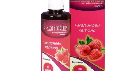 L - КАРНИТИН + МАЛИНОВИ КЕТОНИ сироп 400 мл. / PANACEA L - CARNITINE RASPBERRI KETONES