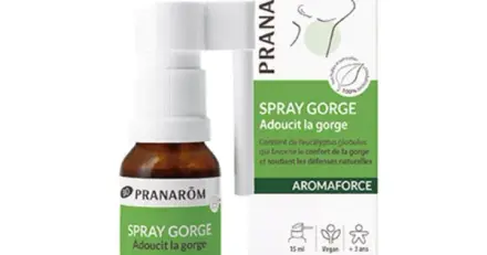 ПРАНАРОМ АРОМАФОРС СПРЕЙ ЗА ГЪРЛО 15 мл. / PRANAROM AROMAFORCE SPRAY GORGE 15 ml.