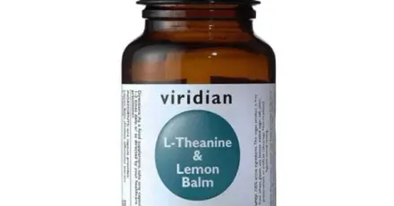 L-ТЕАНИН + ЕКСТРАКТ ОТ МАТОЧИНА капсули 30 броя / VIRIDIAN L - THEANINE & LEMON BALM