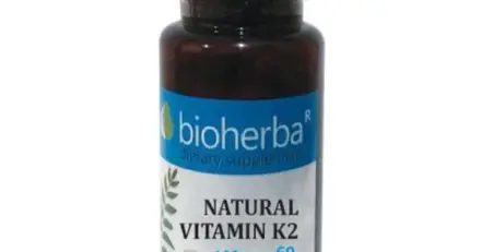 ВИТАМИН К2 НАТУРАЛЕН БИОХЕРБА капсули 100 мкг. 60 броя / NATURAL VITAMIN K2 mcg. 60