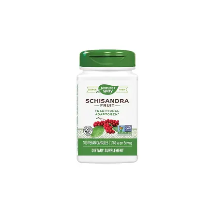 ШИЗАНДРА ПЛОД, ПРЕМАХВА УМОРАТА, NATURE’S WAY, КАПСУЛИ Х 580, 100 мг