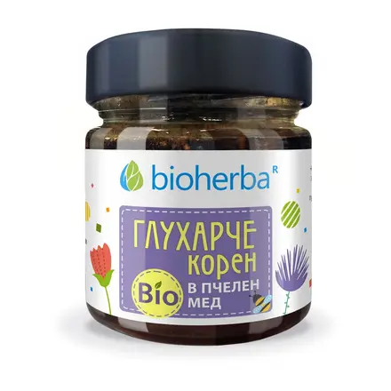 Глухарче в Био Пчелен мед, Bioherba, 280 гр.