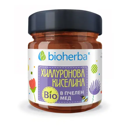 Хиалуронова киселина в Био Пчелен мед, Bioherba, 280 гр.