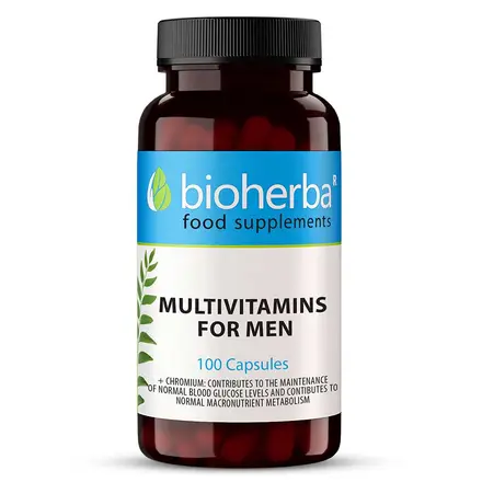 Мултивитамини за Мъже, Bioherba, 100 капсули