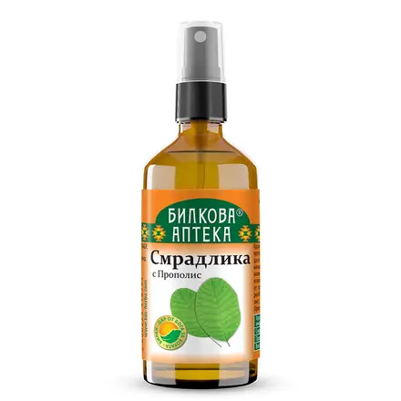 Спрей за гърло Смрадлика с Прополис - при болно гърло, Bioherba, 50 мл