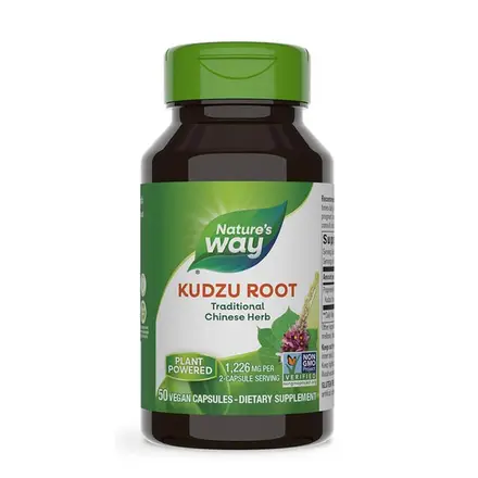 Kudzu Root Корен от Кудзу при алкохолна и никотинова зависимост 613 мг Nature's Way - 50 капсули