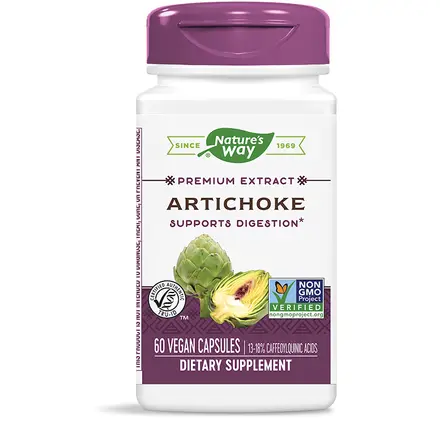 Nature's Way Artichoke Артишок природна грижа за здрав черен дроб и жлъчка 450 мг х60 V капсули