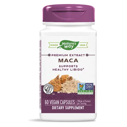 Nature’s Way Maca Мака за повишаване на енергията и либидото 450 мг х60 капсули