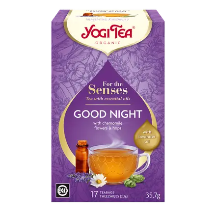 Yogi Tea Good night Аюрведичен чай, Лека нощ х17 пакетчета