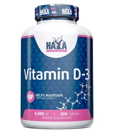 HAYA LABS Vitamin D3 / 4000 IU / 100 tabl Хая Лабс витамин Д3