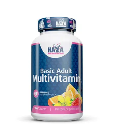 HAYA LABS Basic Adult Multivitamin 100 tabl Мултивитамини за възрастни-ХАЯ ЛАБС