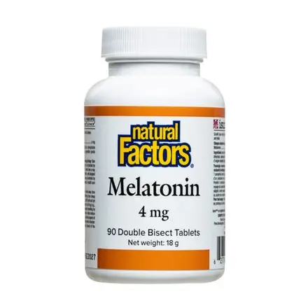 Natural Factors Melatonin Мелатонин при безсъние 4 мг х 90 таблетки