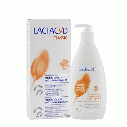ЛАКТАЦИД ИНТИМЕН ГЕЛ КЛАСИК 400 мл. / LACTACYD INTIMATE WASHING LOTION DAILY