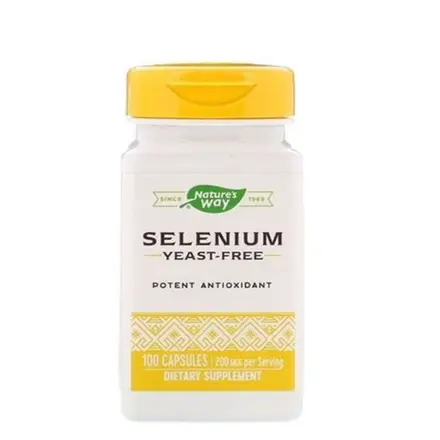 СЕЛЕН капсули 200 мкг 100 броя / NATURE'S WAY SELENIUM