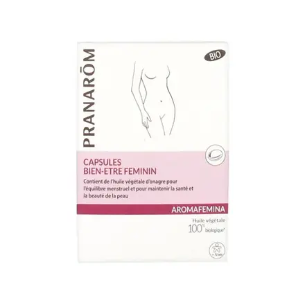 ПРАНАРОМ АРОМАФЕМИНА ВЕЧEРНА ИГЛИКА капсули 30 броя / PRANAROM AROMAFEMINA EVENING PRIMROSE