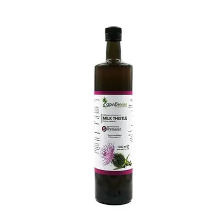 ЗДРАВНИЦА МАСЛО ОТ БЯЛ ТРЪН 1000 мл. / ZDRAVNITZA SILYBUM MARIANUM OIL