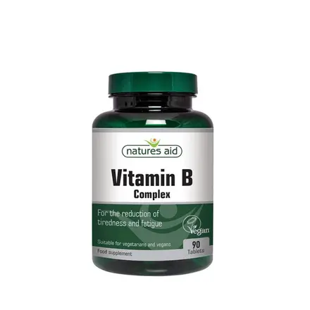 ВИТАМИН B КОМПЛЕКС таблетки 90 броя / NATURES AID VITAMIN B COMPLEX