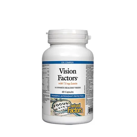 НАТУРАЛ ФАКТОРС ВИЖЪН ФАКТОРС капсули 60 броя / NATURAL FACTORS VISION FACTORS