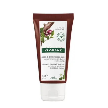 КЛОРАН БАЛСАМ С ХИНИН И ОРГАНИЧЕН ЕДЕЛВАЙС 200 мл. / KLORANE STRENGHT - THINING HAIR LOSS CONDITIONER WITH QUININE & ORGANIC EDELWEISS