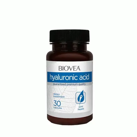 БИОВЕА ХИАЛУРОНОВА КИСЕЛИНА капсули 40 мг. 30 броя / BIOVEA HYALURONIC ACID