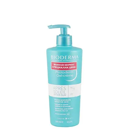 БИОДЕРМА ФОТОДЕРМ ГЕЛ-КРЕМ ЗА СЛЕД СЛЪНЦЕ 500 мл. / BIODERMA PHOTODERM GEL-CREME AFTER SUN