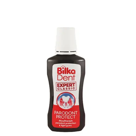 БИЛКА ДЕНТ ЕКСПЕРТ ВОДА ЗА УСТА КЛАСИК ПАРОДОНТ ПРОТЕКТ 250 мл. / BILKA DENT EXPERT CLASIC PARODONT PROTECT MOUTHWASH